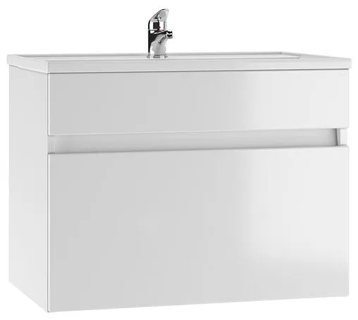 Тумба-умывальник подвесной Айсберг Классик 70 белый DA3010T+4620008197746