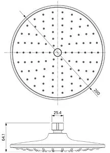 Душевая система со смесителем для ванны Milardo Rosco хром ROSSB1FM06 Душевая система со смесителем для ванны Milardo Rosco хром ROSSB1FM06, 4