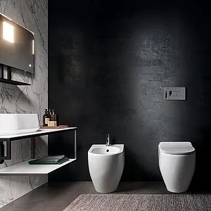 Унитаз приставной безободковый Kerasan Flo белый 311901 Унитаз приставной безободковый Kerasan Flo белый 311901, 4