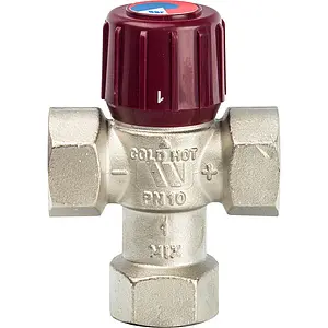 Трехходовой термостатический смесительный клапан 1" +42...+60°С Kvs 2.1 WATTS Aquamix AM62C 10017422 Трехходовой термостатический смесительный клапан 1" +42...+60°С Kvs 2.1 WATTS Aquamix AM62C 10017422, 2