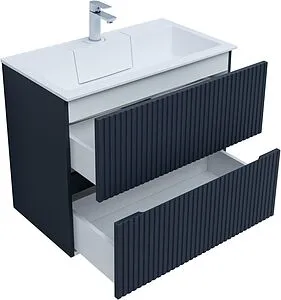 Тумба-умывальник Aquanet Джейн 80 маренго 00313302+, 4