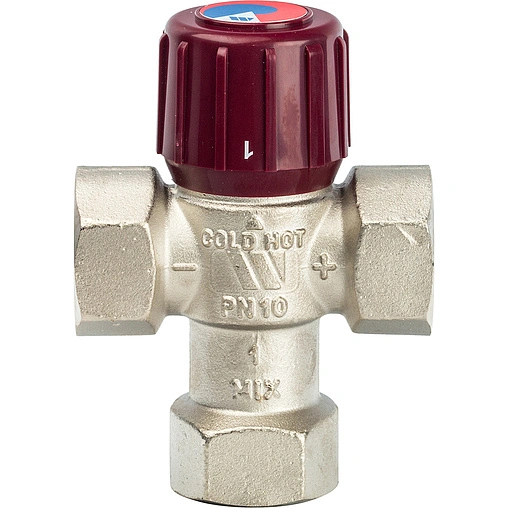 Трехходовой термостатический смесительный клапан 1" +42...+60°С Kvs 2.1 WATTS Aquamix AM62C 10017422 Трехходовой термостатический смесительный клапан 1" +42...+60°С Kvs 2.1 WATTS Aquamix AM62C 10017422