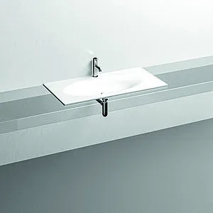 Раковина Kerasan Shape 100 белый матовый 547030*1 Раковина Kerasan Shape 100 белый матовый 547030*1, 3