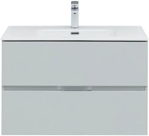 Тумба под умывальник подвесная Aquanet Алвита New 80 серый 00277516