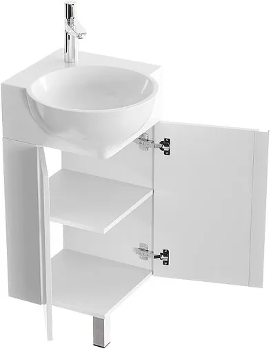 Тумба под умывальник напольная Aqwella Porto 45 белый POR0104WW
