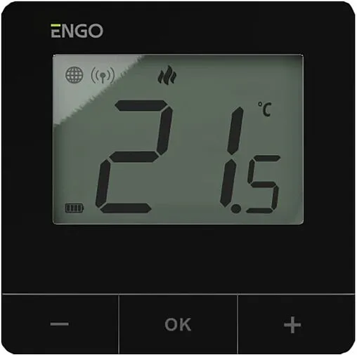 Терморегулятор комнатный беспроводной ZigBee/868MHz ENGO E25 E20BBATZB E25-BATB
