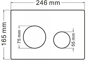 Комплект 5 в 1 Abber Bequem AC1100-AC0105-AC0121 с кнопкой хром глянцевый Комплект 5 в 1 Abber Bequem AC1100-AC0105-AC0121 с кнопкой хром глянцевый, 4