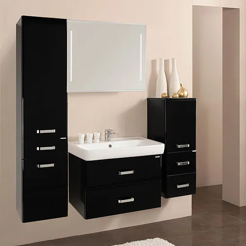 Шкаф-пенал подвесной с бельевой корзиной Aquaton Америна 35 чёрный 1A135203AM950 Шкаф-пенал подвесной с бельевой корзиной Aquaton Америна 35 чёрный 1A135203AM950