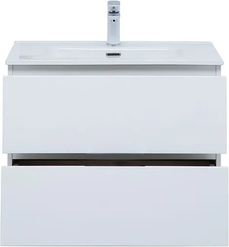 Тумба-умывальник подвесная Aquanet Алвита New 70 белый матовый 00303909+00284027