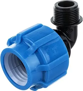 Уголок компрессионный переходной 40мм x 1¼"н ТПК-Аква 50014114 Уголок компрессионный переходной 40мм x 1¼"н ТПК-Аква 50014114, 1