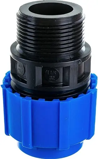 Муфта компрессионная переходная 32мм x 1¼&quot;н ТПК-Аква 53003214