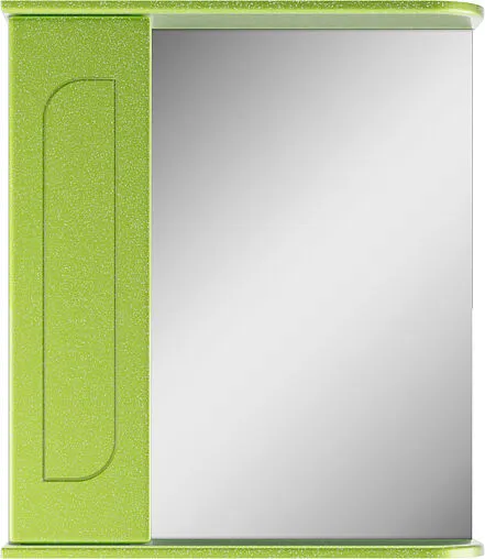 Шкаф-зеркало Айсберг Радуга Лайм 60 лайм DA1127HZR