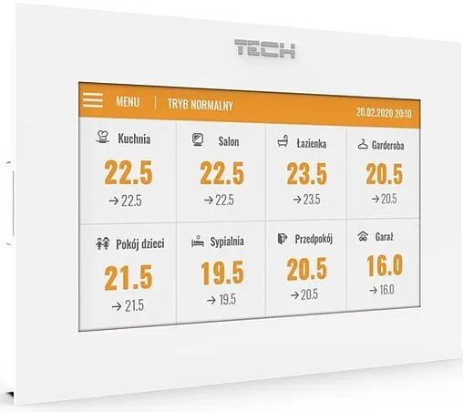 Панель управления системой отопления TECH СЕРИЯ 8 ST-M-8n WG.11.0509