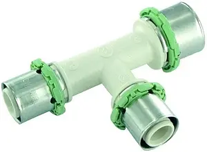 Тройник пресс редукционный 26мм x 20мм x 26мм Comap SkinPress PPSU P130RL262026 Тройник пресс редукционный 26мм x 20мм x 26мм Comap SkinPress PPSU P130RL262026, 1