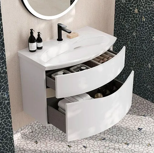 Тумба под умывальник подвесная Kerama Marazzi Riva 80 белый RV.80\WHT.M