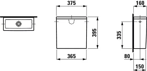 Бачок для унитаза Laufen New Classic белый 8.2885.2.000.872.1