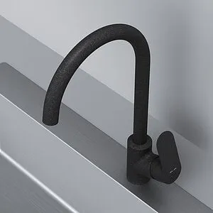 Смеситель для кухни Am.Pm Like элегантный чёрный F8007122, 5