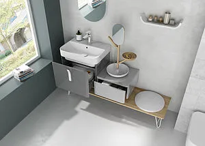 Полка Isvea Marino 45 белый 21SQ9001045I Полка Isvea Marino 45 белый 21SQ9001045I, 5