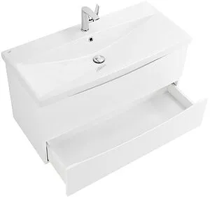 Тумба-умывальник подвесная BelBagno MARINO-CER 80 Bianco Lucido MARINO-CER-800-2C-SO-BL-P+BB-0322-80-LVB, 5