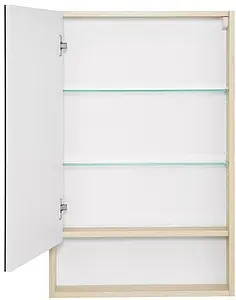 Шкаф-зеркало Aquaton Сканди 55 белый/дуб верона 1A252102SDB20, 3