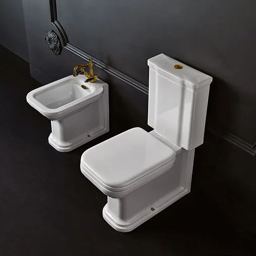 Унитаз-компакт Kerasan Waldorf белый 411701+418101+