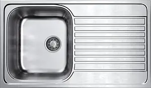 Мойка кухонная Omoikiri Kashiogawa 86-IN нержавеющая сталь 4993453, 1