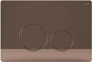 Клавиша смыва для унитаза CTESI Round BK0202129 бронза Клавиша смыва для унитаза CTESI Round BK0202129 бронза, 1