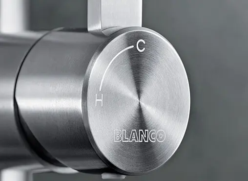 Смеситель для кухни с выдвижным изливом Blanco Candor-S нержавеющая сталь 523121