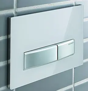 Клавиша смыва для унитаза Geberit Sigma 50 115.788.11.5 кнопки/алюминий матовый, панель/альпийский белый Клавиша смыва для унитаза Geberit Sigma 50 115.788.11.5 кнопки/алюминий матовый, панель/альпийский белый, 3