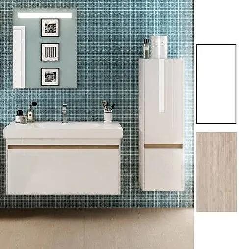 Тумба-умывальник подвесная Kerama Marazzi Buongiorno 100 белый BGN.100.1\WHT+BG.wb.100