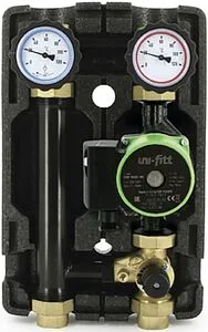 Насосный модуль с 3-х ходовым смесительным клапаном и сервоприводом 1&quot;в х 1&quot;в Uni-Fitt 492E2500 с насосом Uni-Fitt ECP 25/60 180, 1