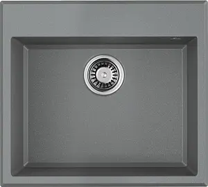Мойка кухонная Omoikiri Tedori 57-GR leningrad grey 4993566, 1