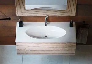 Тумба-умывальник подвесная Clarberg Papyrus-wood Т10/LIGHT 100 светлое дерево Pap-w.01.10/LIGHT+El.10.04.D Тумба-умывальник подвесная Clarberg Papyrus-wood Т10/LIGHT 100 светлое дерево Pap-w.01.10/LIGHT+El.10.04.D, 4