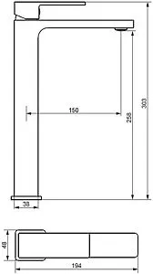 Смеситель для раковины Damixa Gala хром 530250000 Смеситель для раковины Damixa Gala хром 530250000, 2