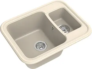 Мойка кухонная Ewigstein Antik A-60K крем Мойка кухонная Ewigstein Antik A-60K крем, 1