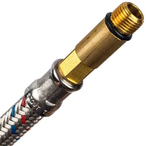 Гибкая подводка для смесителя Stout 0.4м x ½&quot;в x М10x1 L35мм SHF-0045-351015