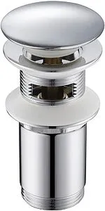 Выпуск автоматический для раковины с переливом TIMO хром 8011/00, 1