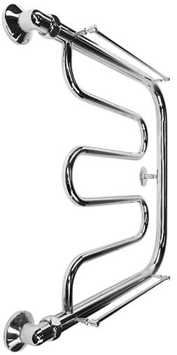 Полотенцесушитель водяной Terminus Фокстрот AISI 32х2 600х600 полированная сталь 4620768880919