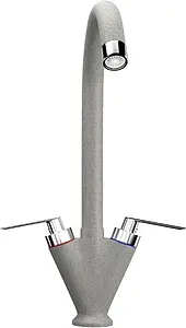 Смеситель для кухни Ulgran серый беж U-011-310 Смеситель для кухни Ulgran серый беж U-011-310, 1