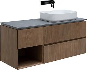 Тумба-умывальник подвесная Allen Brau Infinity 120 R дуб 1.21007.NO+, 1