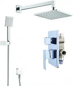 Душевая система со смесителем для душа Swedbe Platta хром 5540 Душевая система со смесителем для душа Swedbe Platta хром 5540, 1