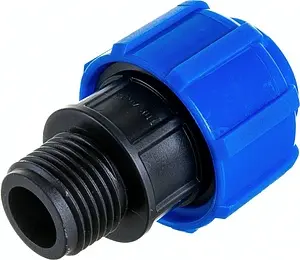 Муфта компрессионная переходная 20мм x ½"н ТПК-Аква 50030020 Муфта компрессионная переходная 20мм x ½"н ТПК-Аква 50030020, 1