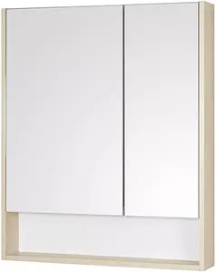 Шкаф-зеркало Aquaton Сканди 70 белый/дуб верона 1A252202SDB20 Шкаф-зеркало Aquaton Сканди 70 белый/дуб верона 1A252202SDB20, 1