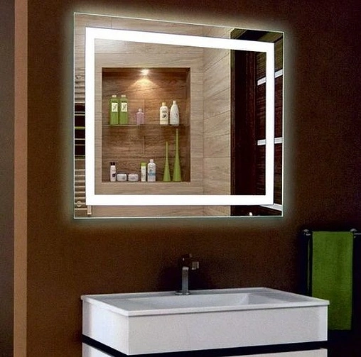 Зеркало с подсветкой Continent Rimini Led 120 с подогревом ЗЛП169