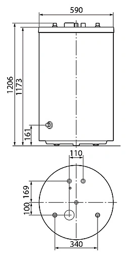 Бойлер косвенного нагрева Protherm FE 200/6BM (30 кВт) 0010015965