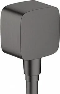 Шланговое подключение Hansgrohe FixFit шлифованный чёрный хром 26457340, 1