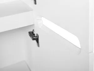 Шкаф-пенал подвесной BelBagno ETNA 40 R Bianco Lucido ETNA-1500-2A-SC-BL-P-R, 5