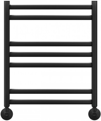 Полотенцесушитель водяной лесенка Lemark Atlantiss П7 500x600 черный матовый LM32607RBL