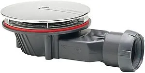 Сифон для душевого поддона Wirquin Slim+ хром 30723365 Сифон для душевого поддона Wirquin Slim+ хром 30723365, 1