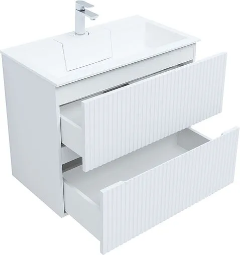 Тумба-умывальник Aquanet Джейн 80 белый матовый 00313286+